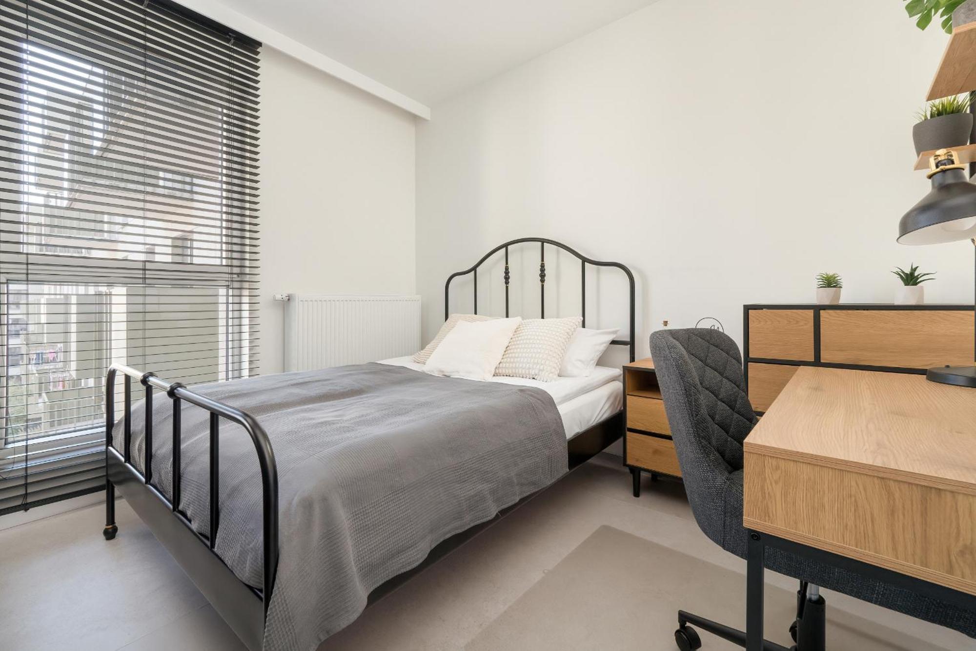 Luksusowe Studio W Lodzi Z Biurkiem, Balkonem I Klimatyzatorem By Renters Prestige Zewnętrze zdjęcie